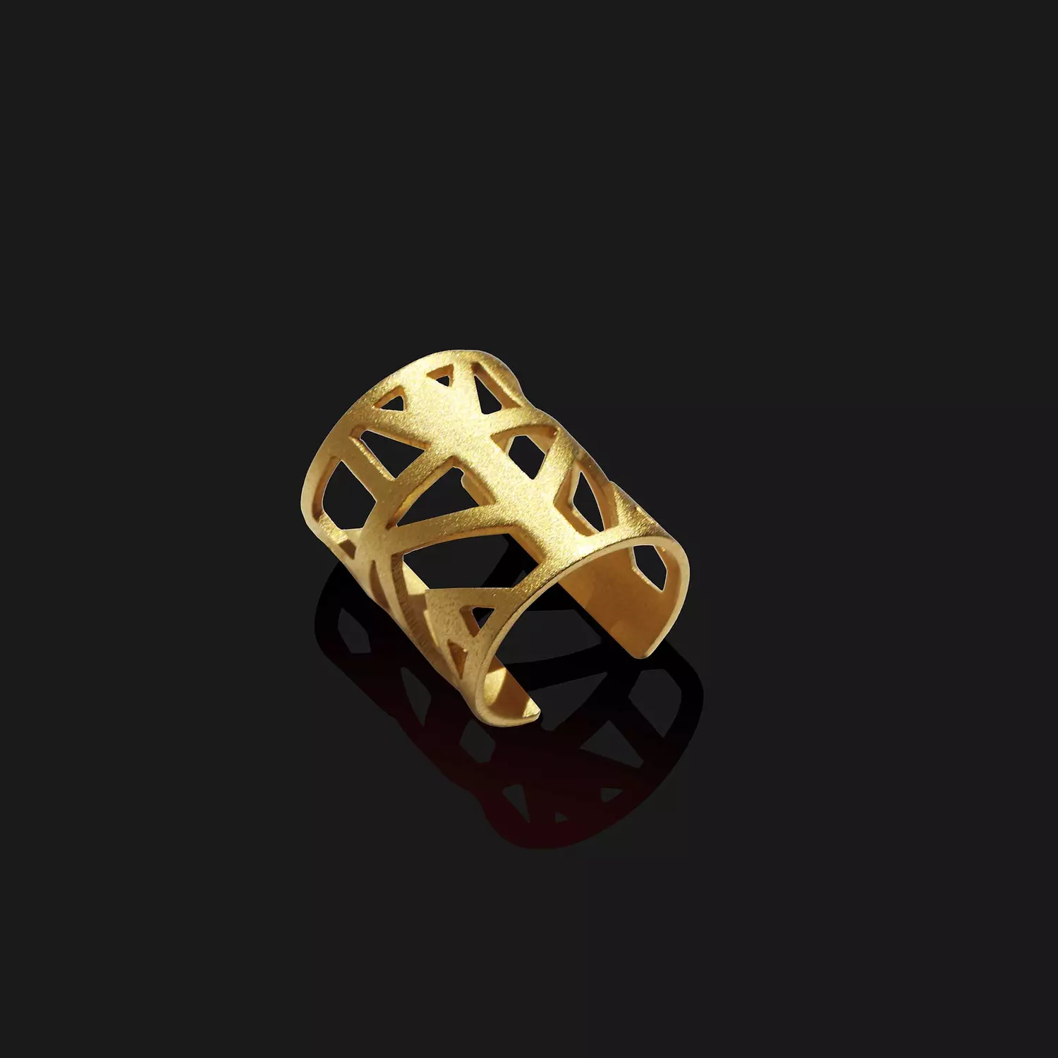 Lotus knuckle ring 0