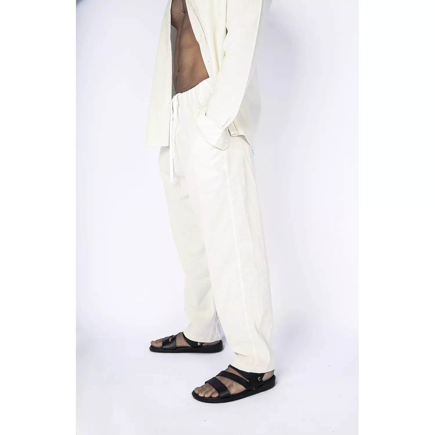 White Linen Pants   2