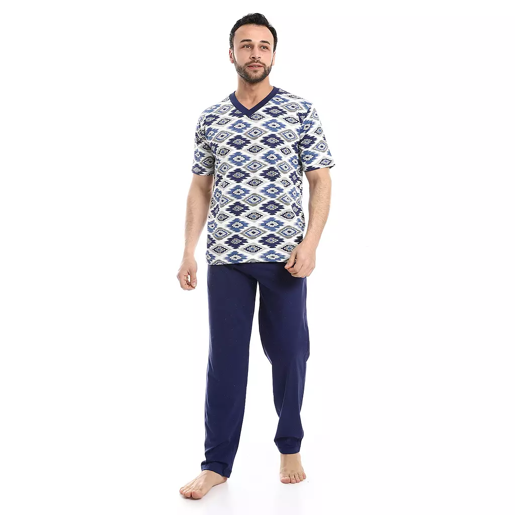 Men Printed Training - 2595 - Dark Blue