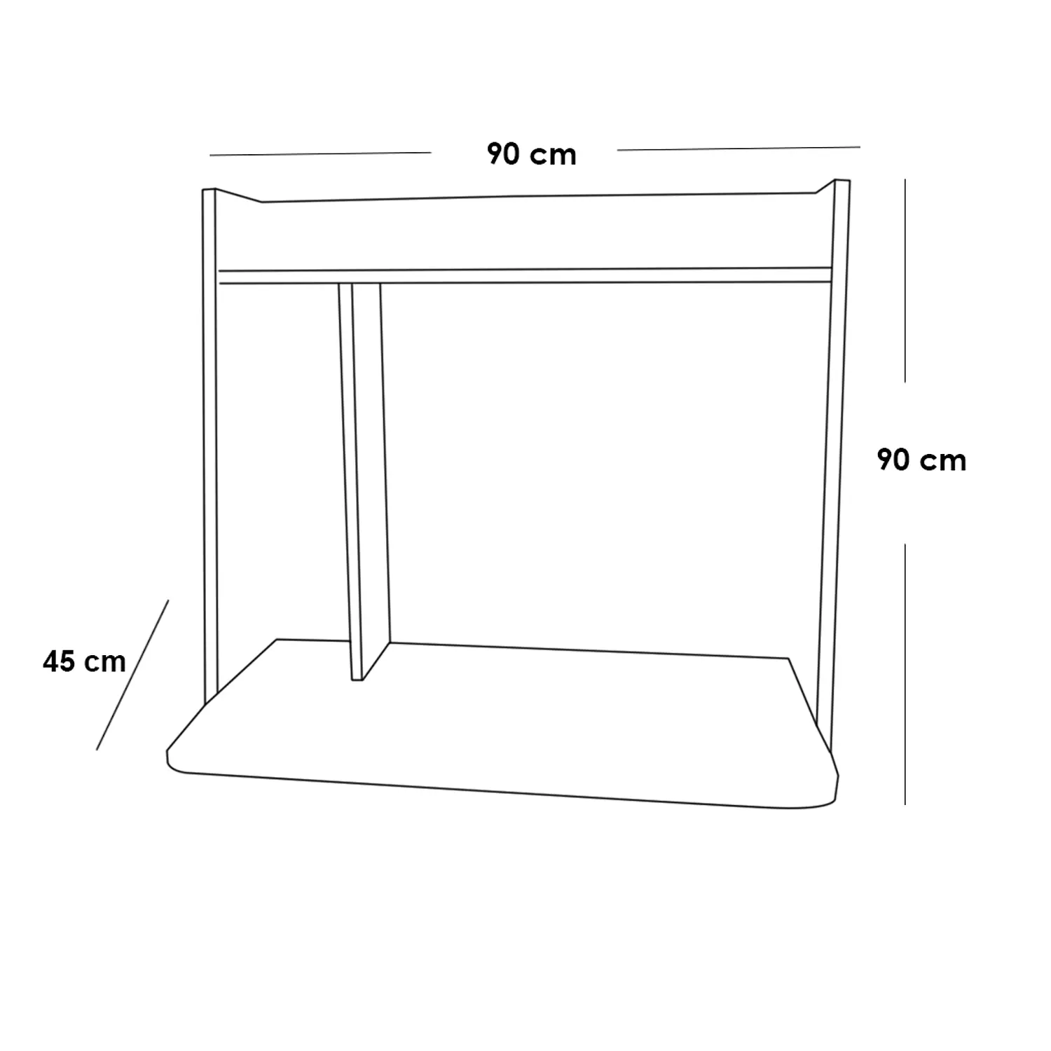 Desk 90x45x90 cm - artco.desk75 2