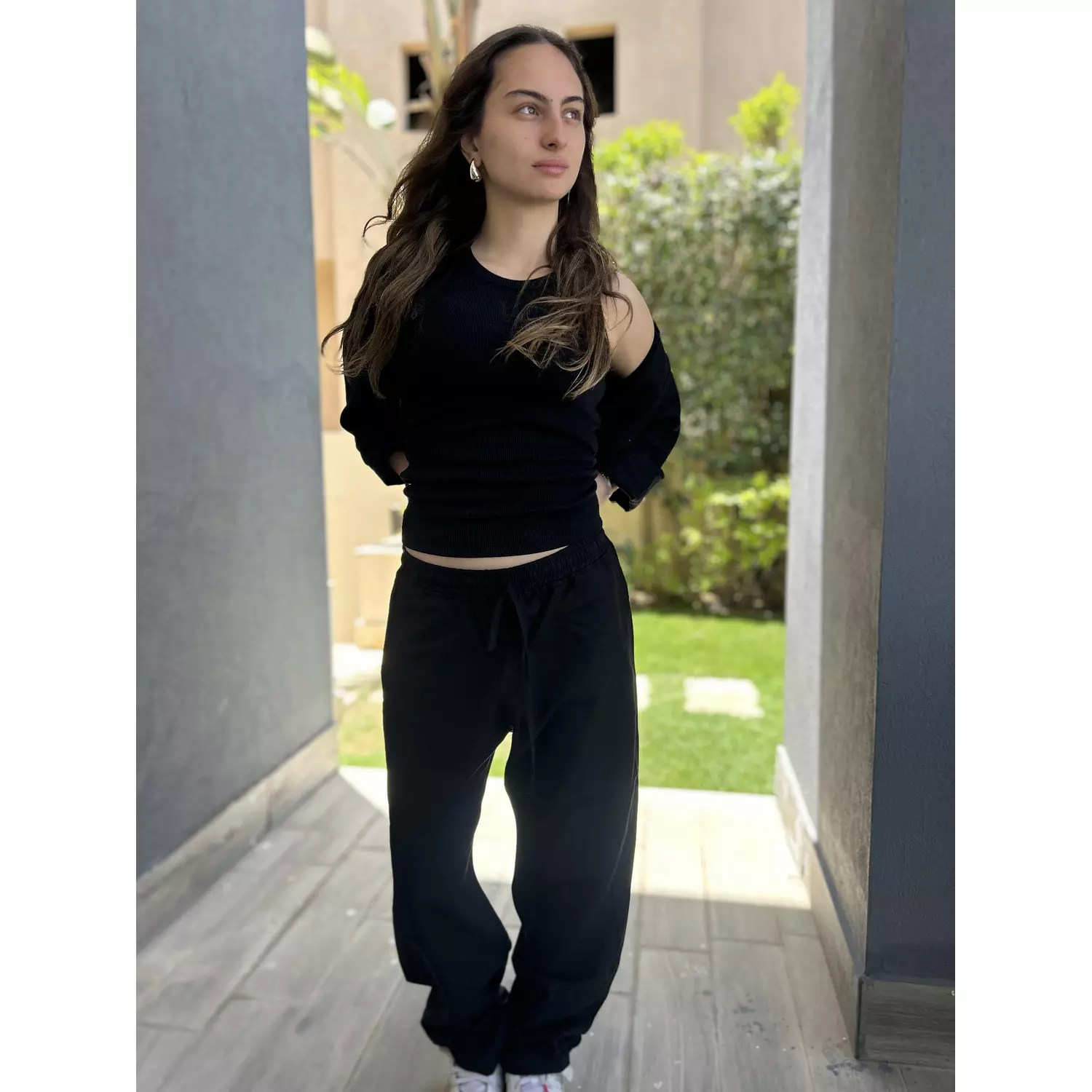 Comfy linen pants hover image