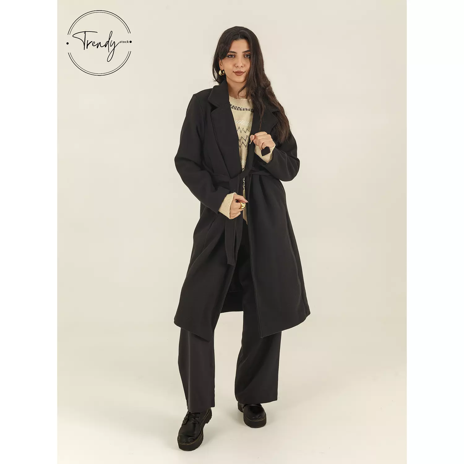 Long Wool Coat hover image