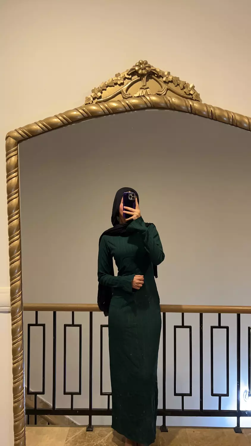 Dark green dress  0