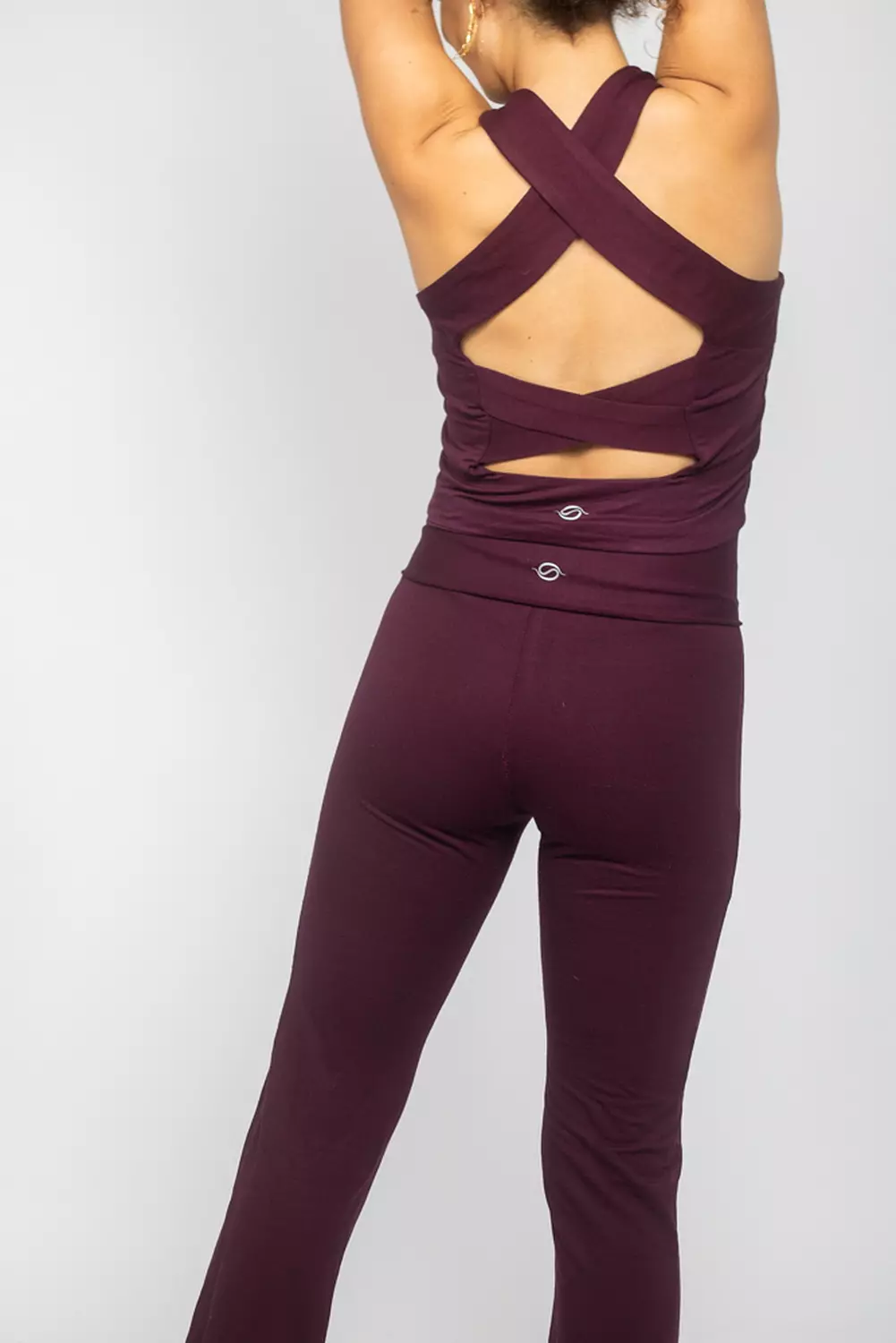 Grape Flare Pants 2