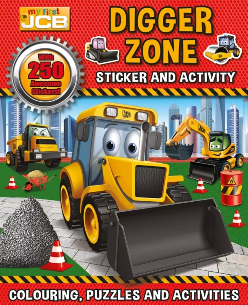 My First JCB: Digger Zone Sticker and Activity