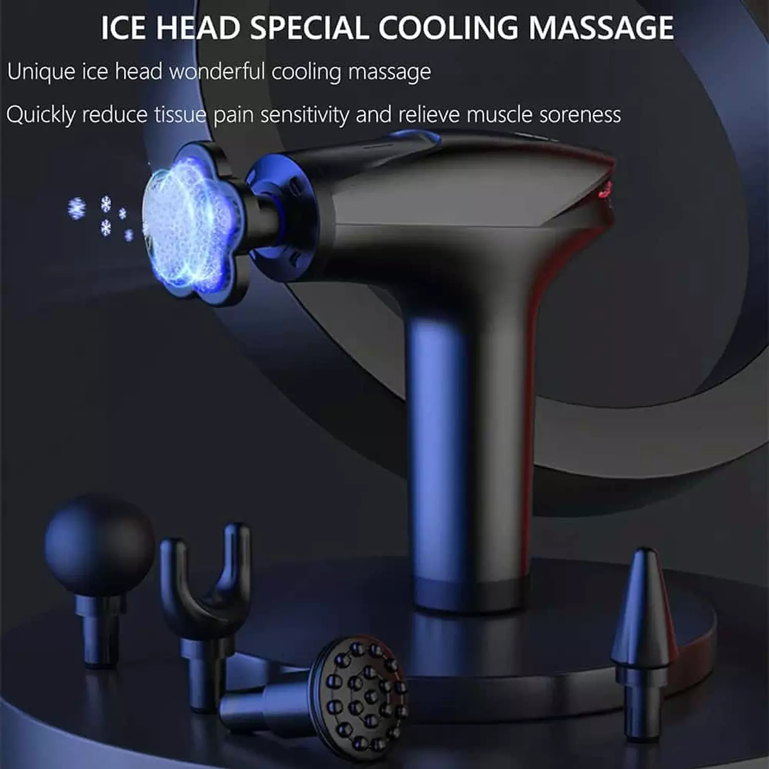 Ice head massage gun hover image