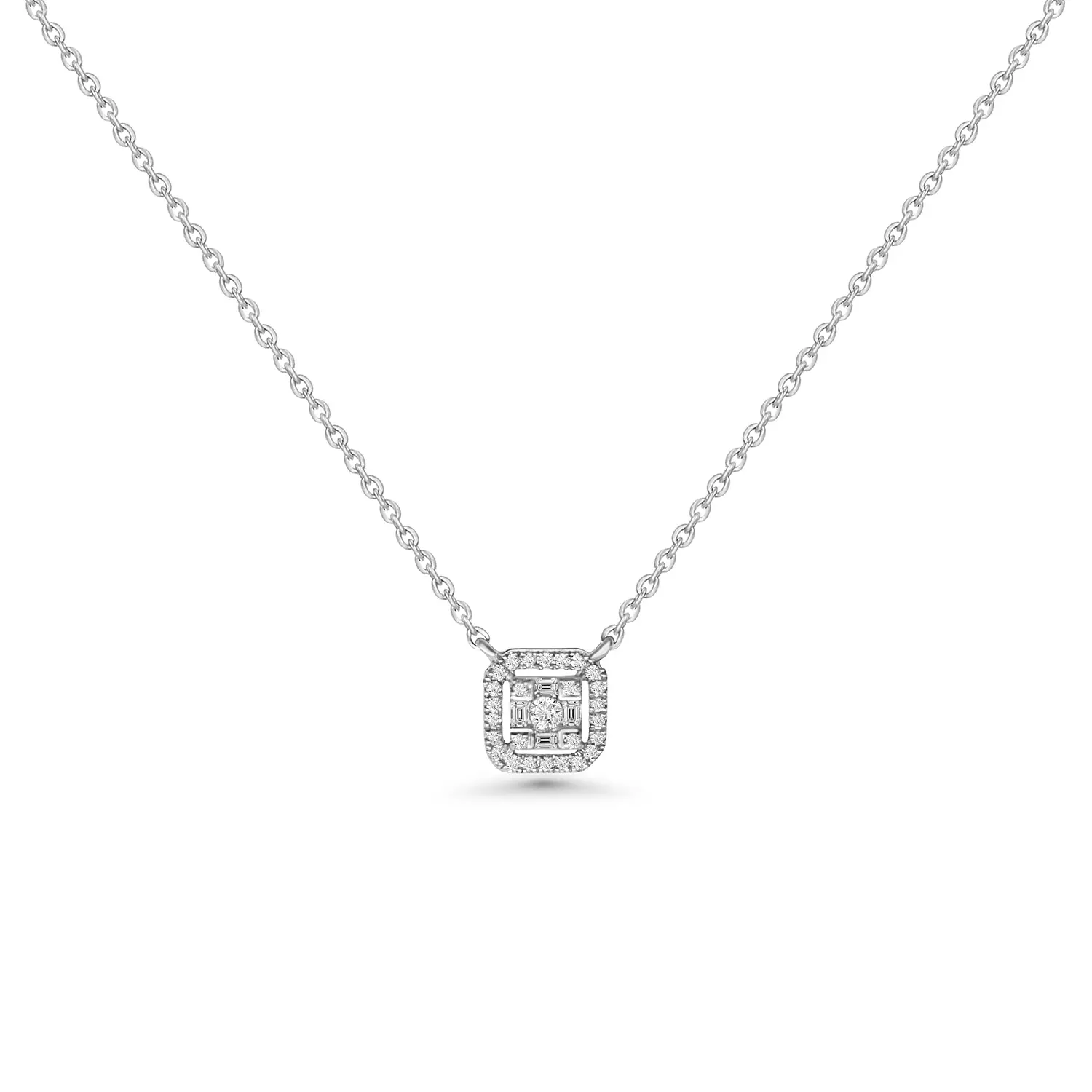 Carré diamond pendant - np28-2nd-img