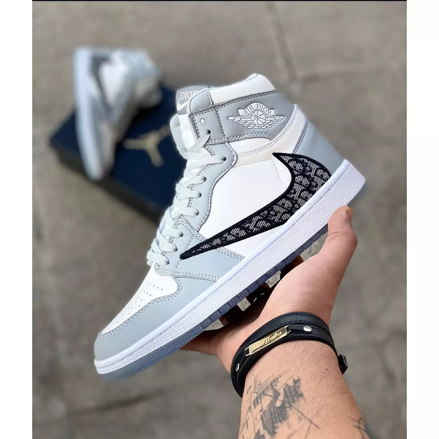 Nike Air Jordan 1 Dior Travis Scott hover image