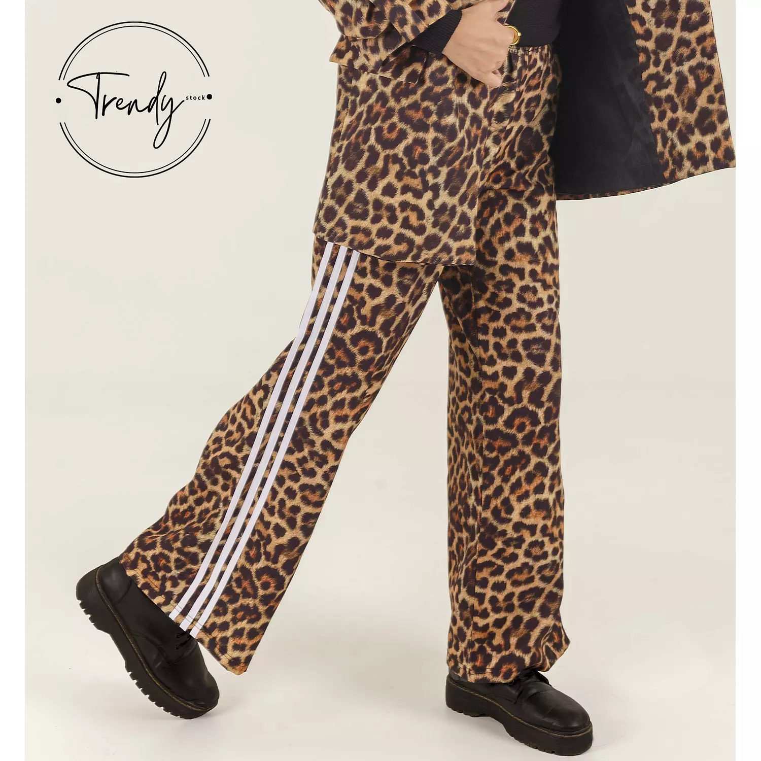 Leopard Print Pants hover image