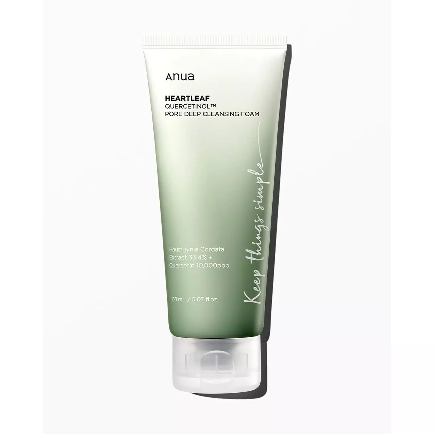 ANUA HEARTLEAF QUERCETINOL PORE DEEP CLEANSING FOAM 0