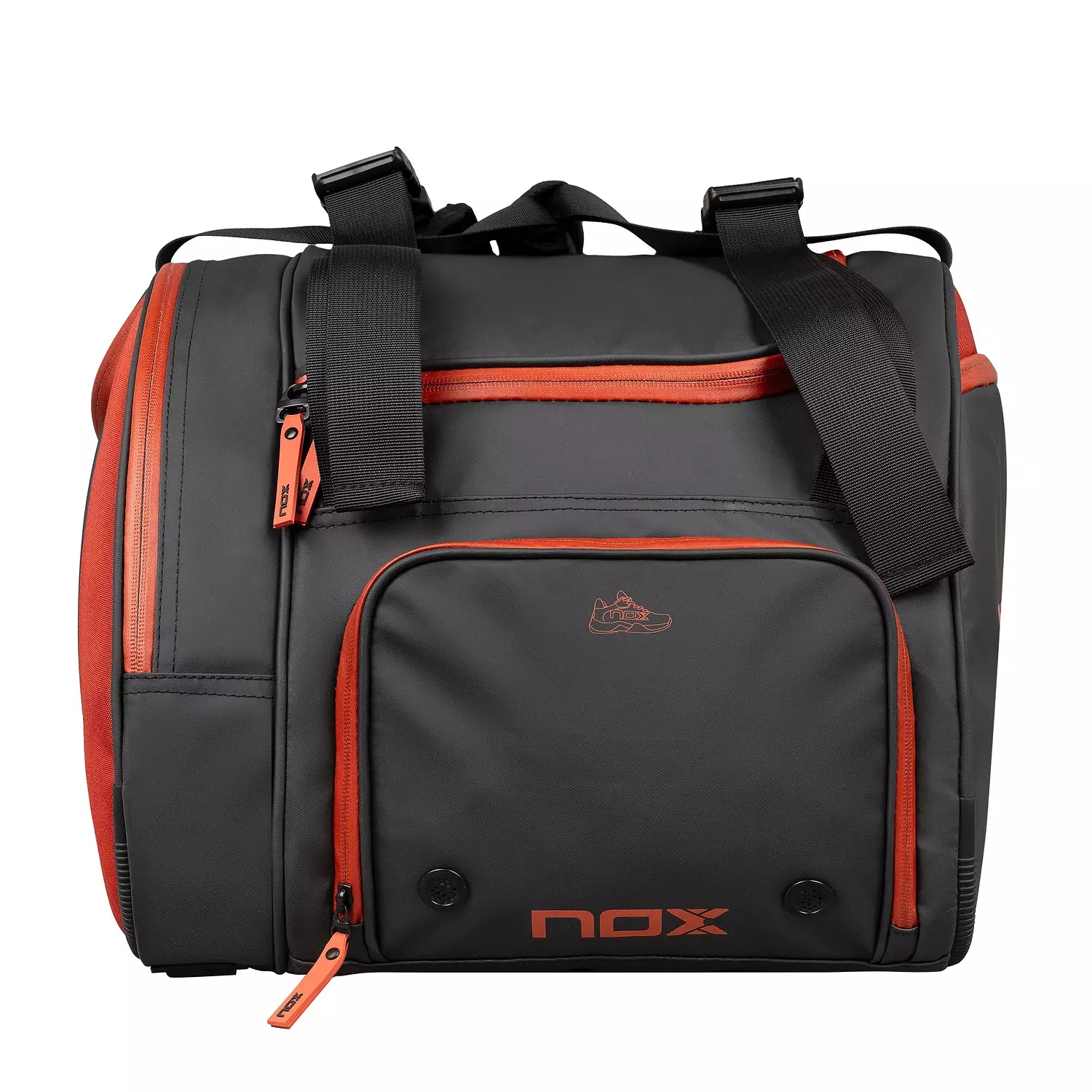 Nox Luxury Open Padel Bag - Black-Red 2025 5