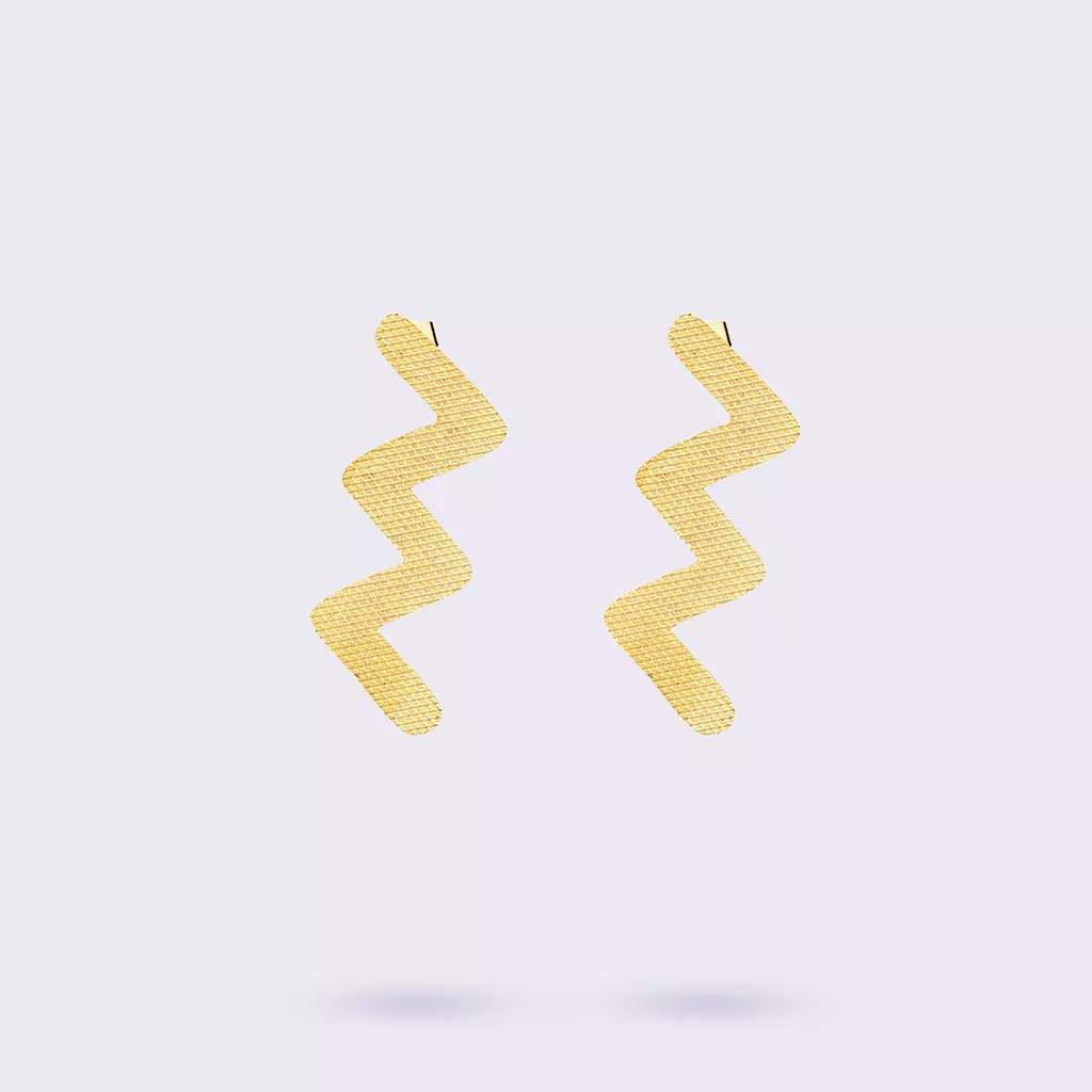 Double Zigzag Earrings