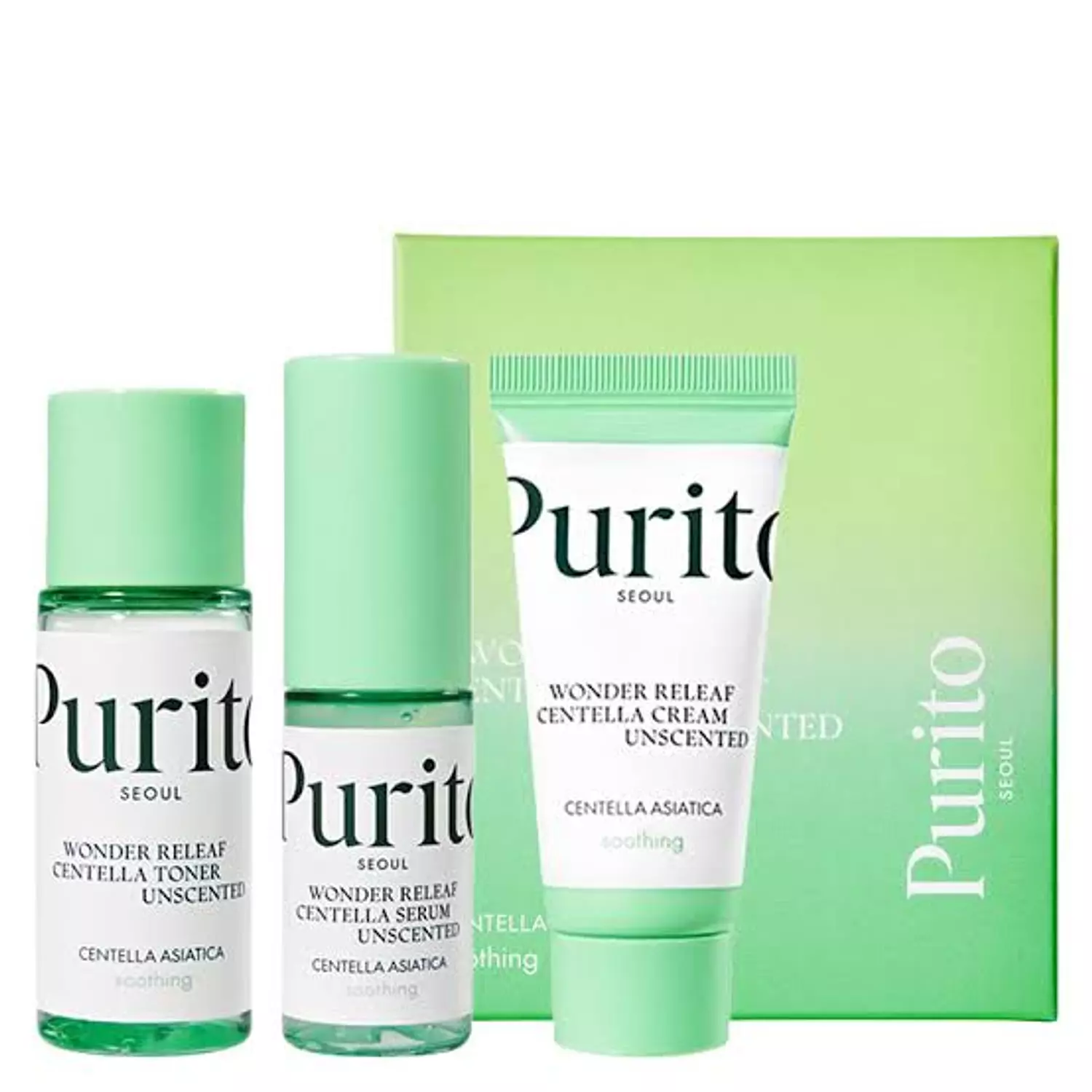 Purito SEOUL - Wonder Releaf Centella Mini Kit Unscented hover image