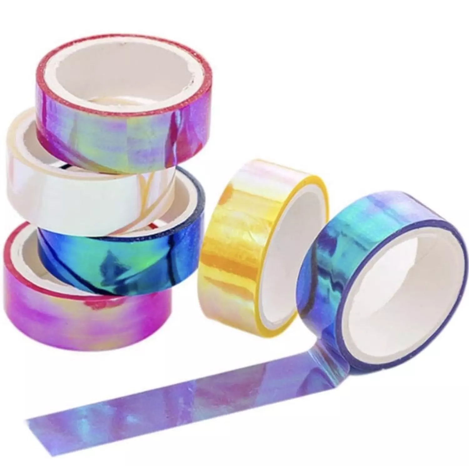 Holographic Prismatic Glitter Hoop Tape 1