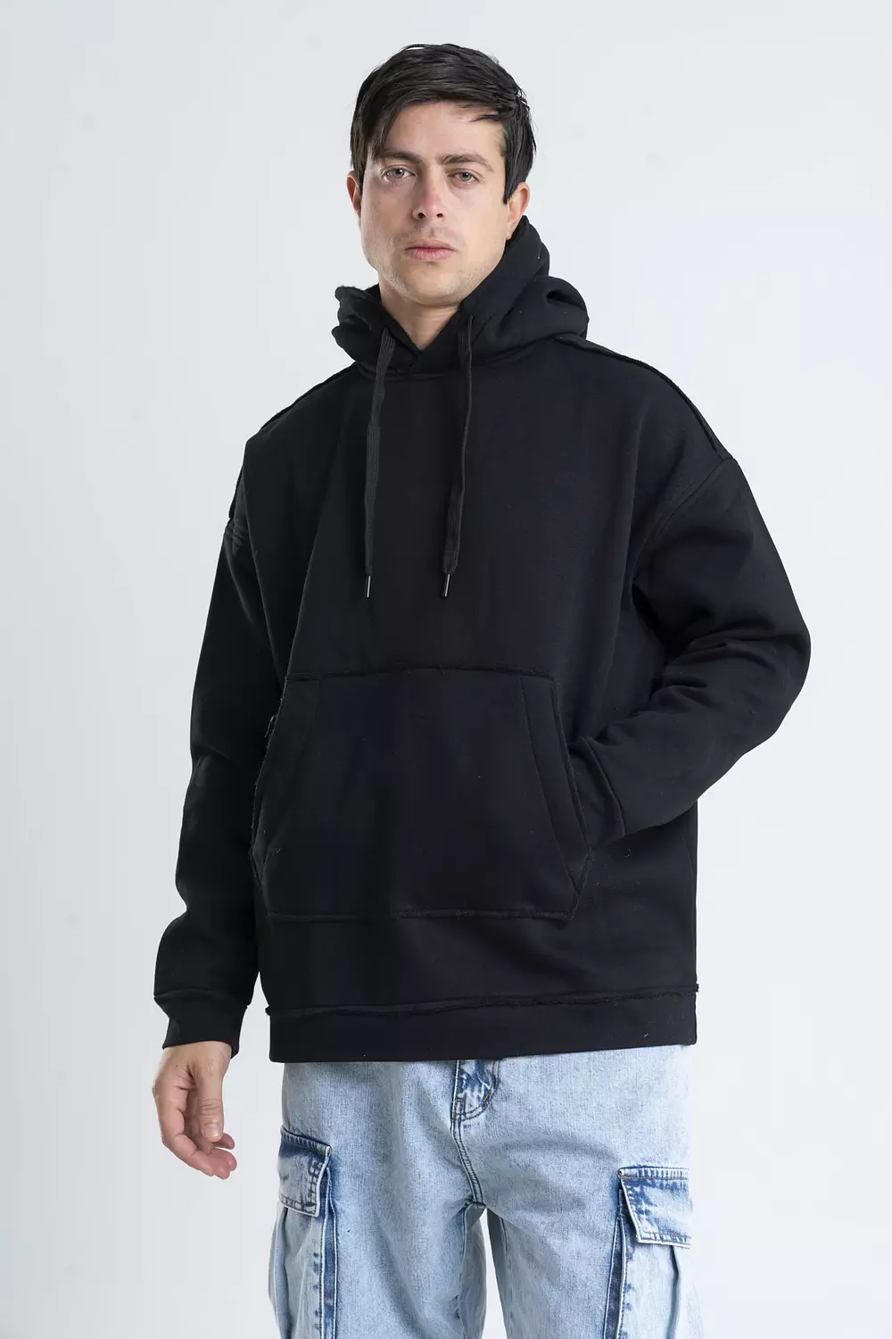 Jersey Cotton Rich Overhead Hoodie 3