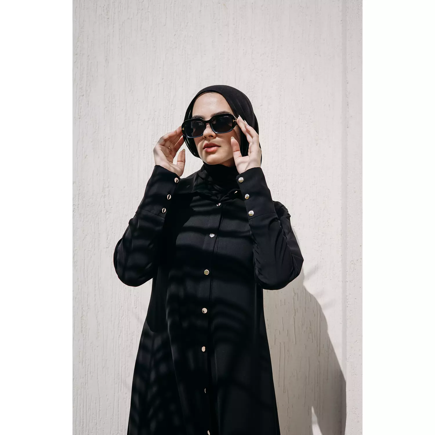 Cloche Abaya in Black 3