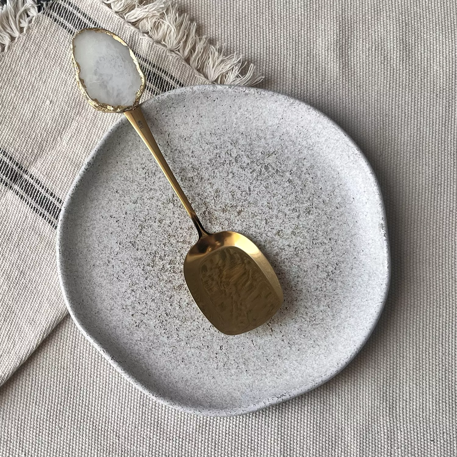 Gold Buffet Serving Spoon 3