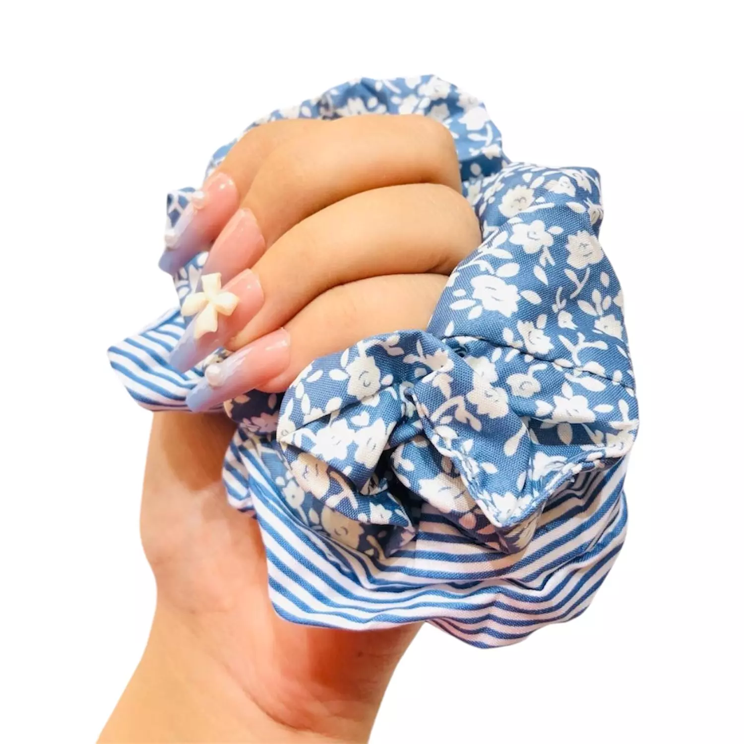 Blue Scrunchies 1 Pc 2