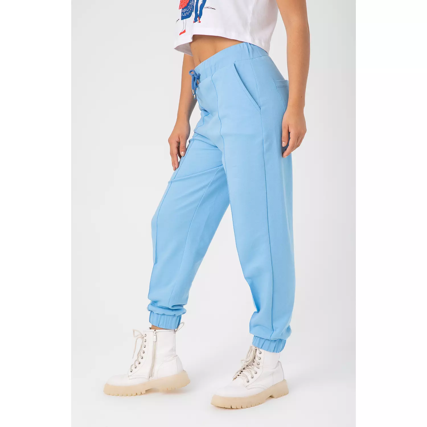 DRAWSTRING WAIST SWEATPANT 3