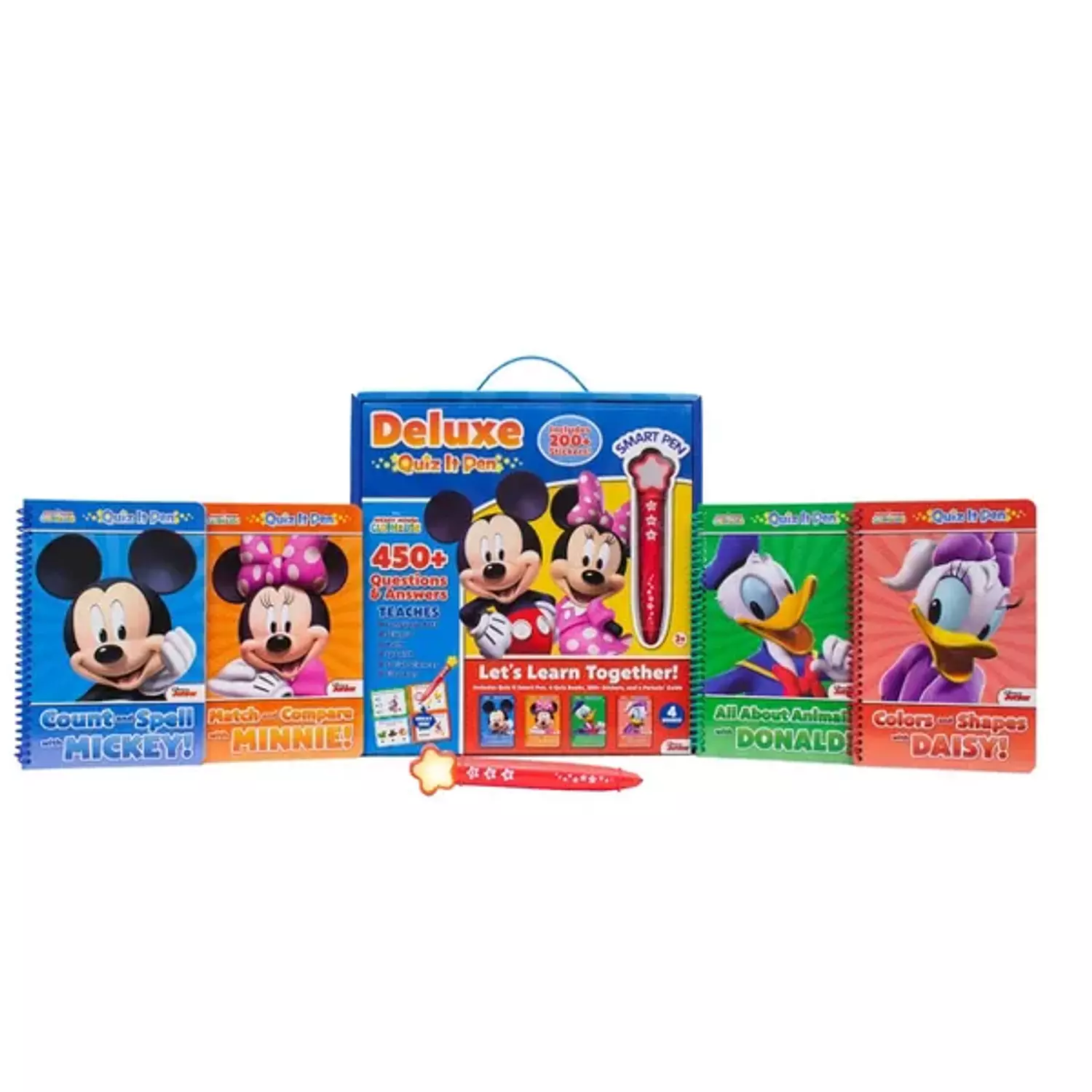 Disney Junior Mickey Mouse Clubhouse: Let's Learn Together! Deluxe Quiz It Pen Sound Book Set 3