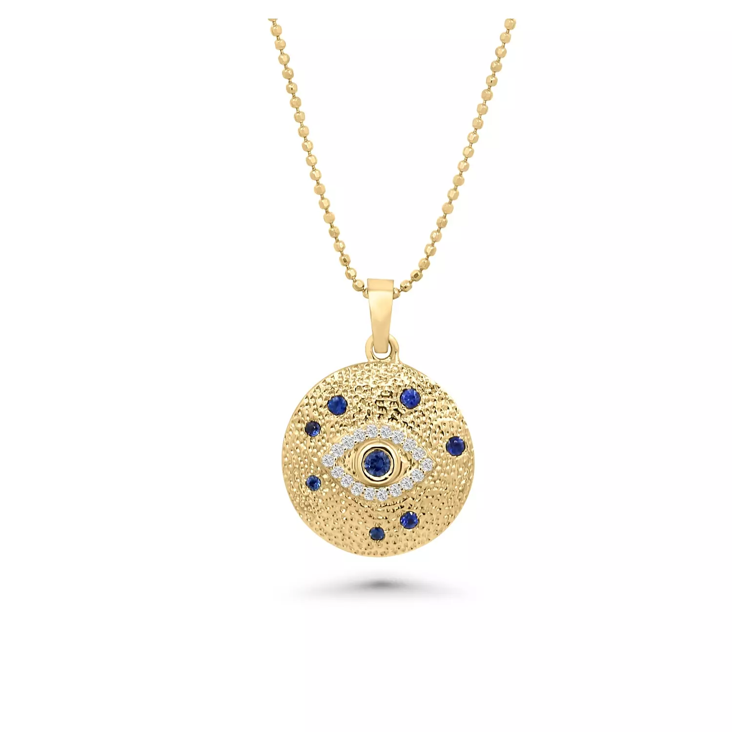 Evil Eye Sapphire Necklace - NP7 hover image