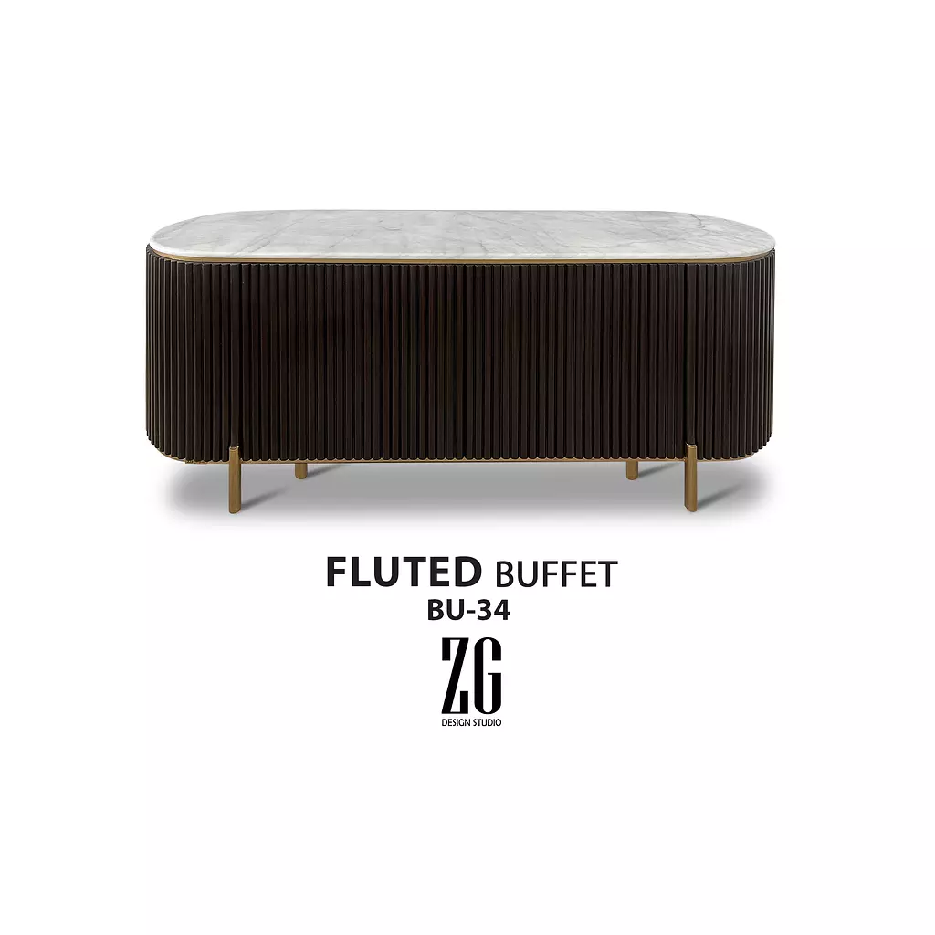 FLUTED BUFFET