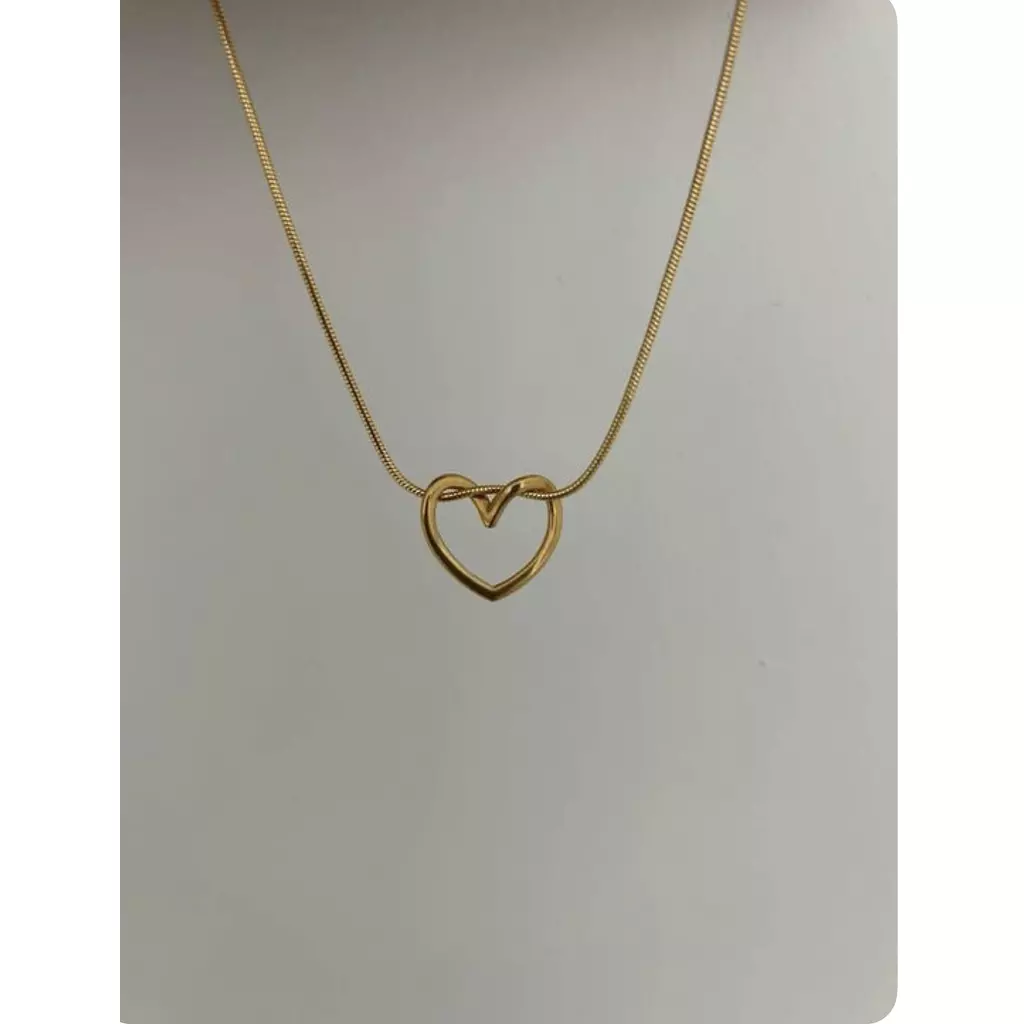 Open Heart Necklace 