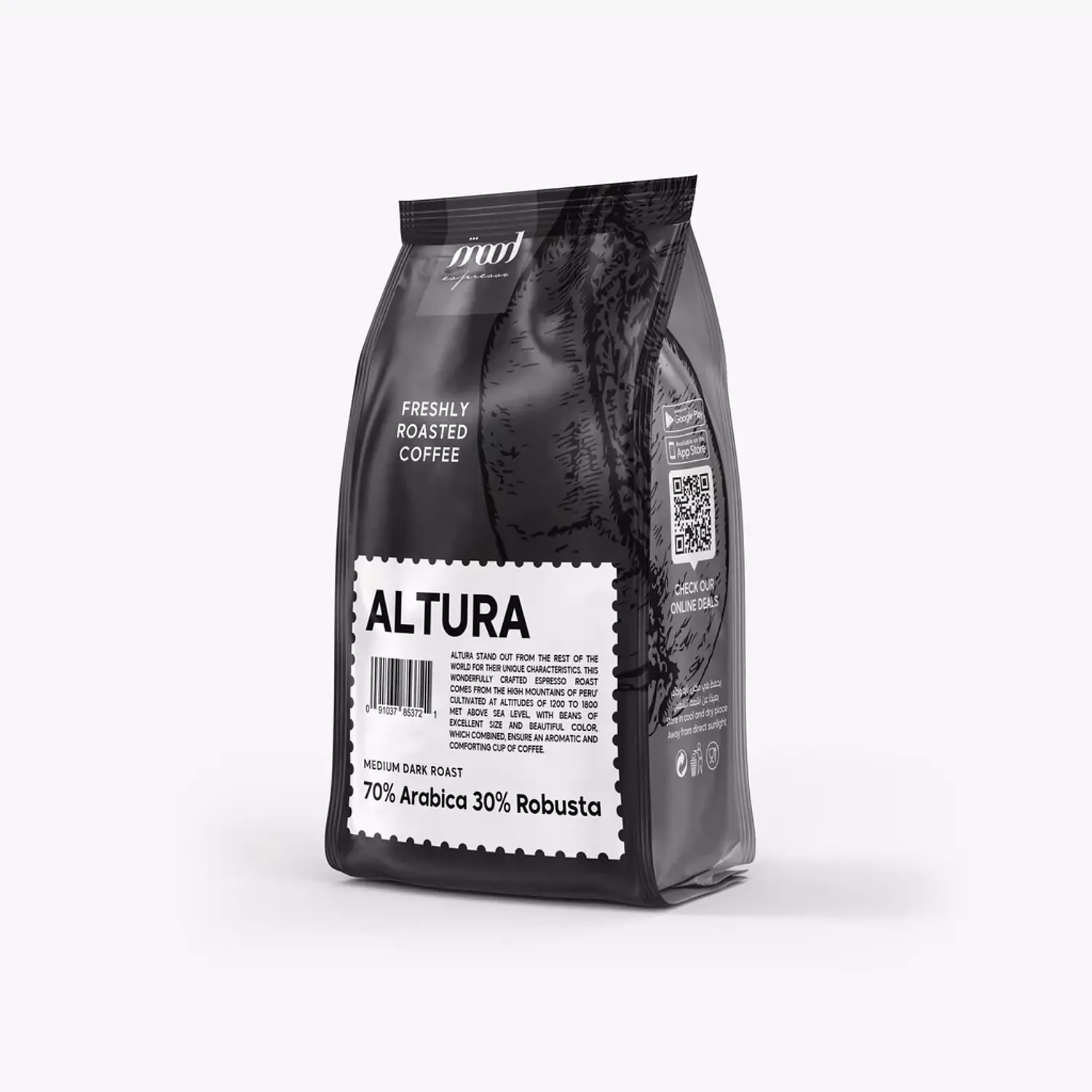 Mood Espresso Roasted Coffee Beans - Altura 1000 g hover image