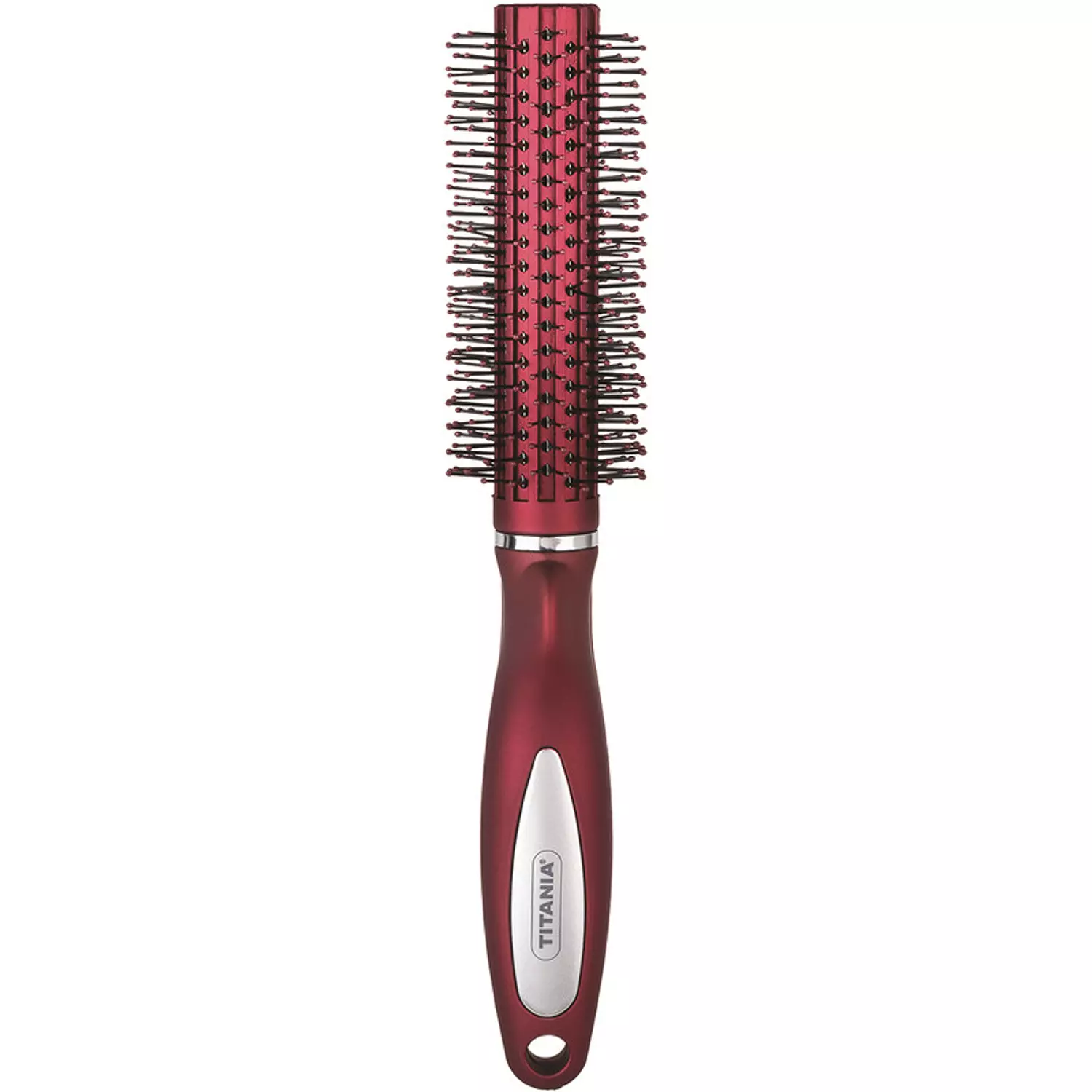 TITANIA ROUND BRUSH, SATIN RED hover image