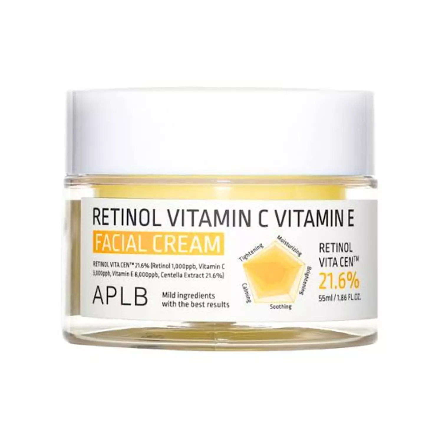 APLB - Retinol Vitamin C Vitamin E Facial Cream 55ml hover image