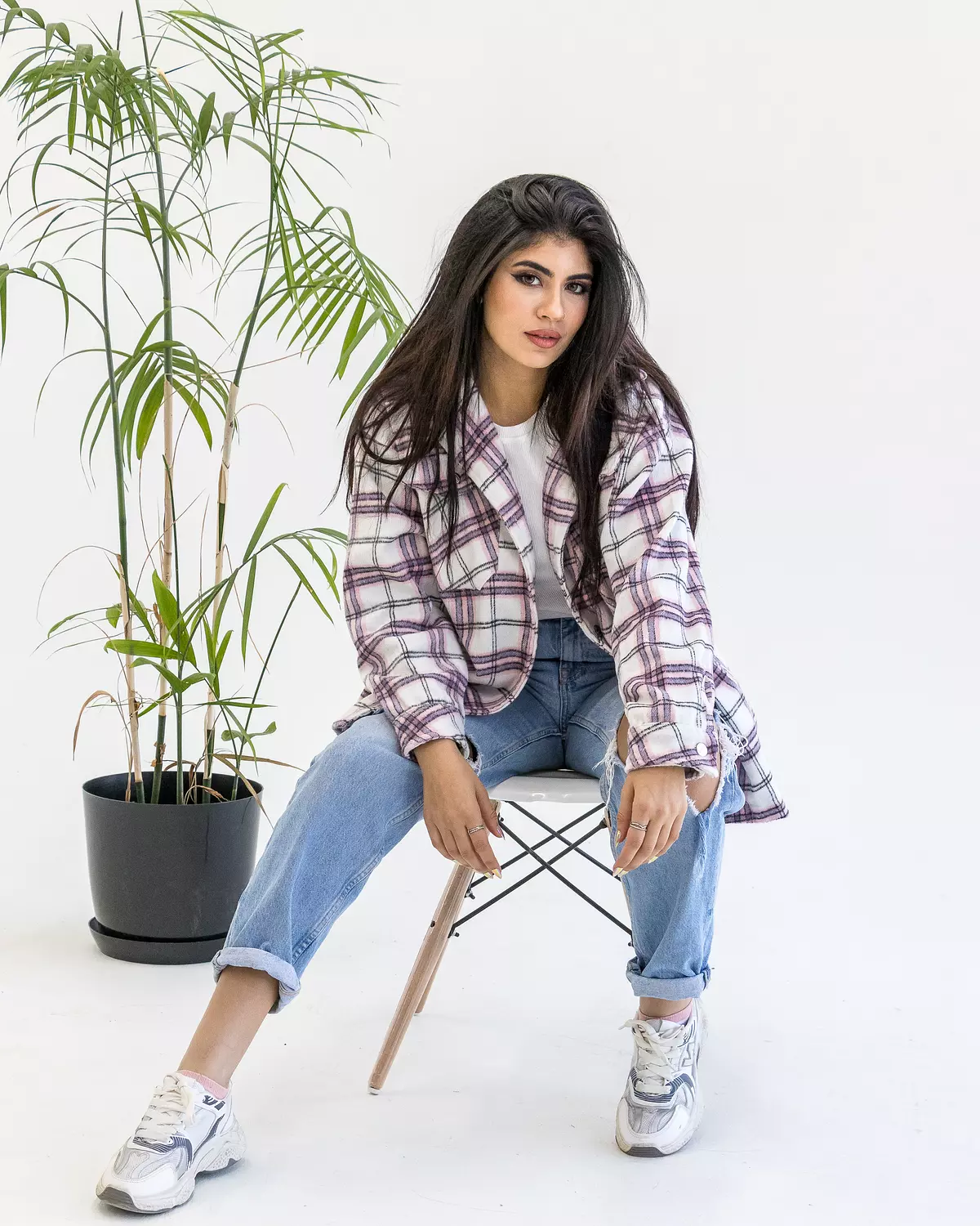 PLAID JACKET hover image