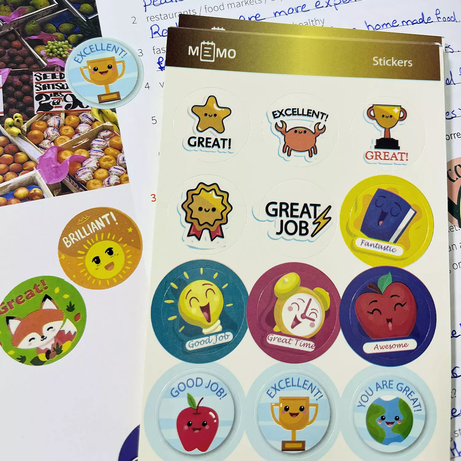 Memo Teachers Stickers  11