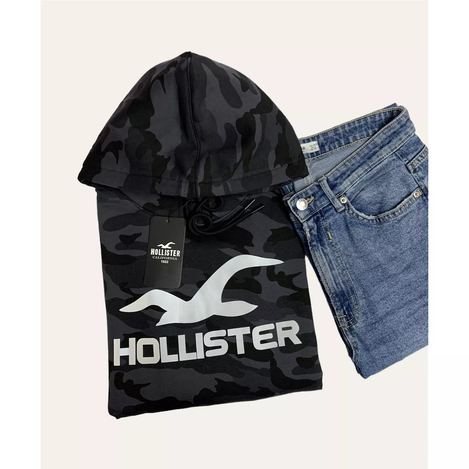 Hollister army online hoodie