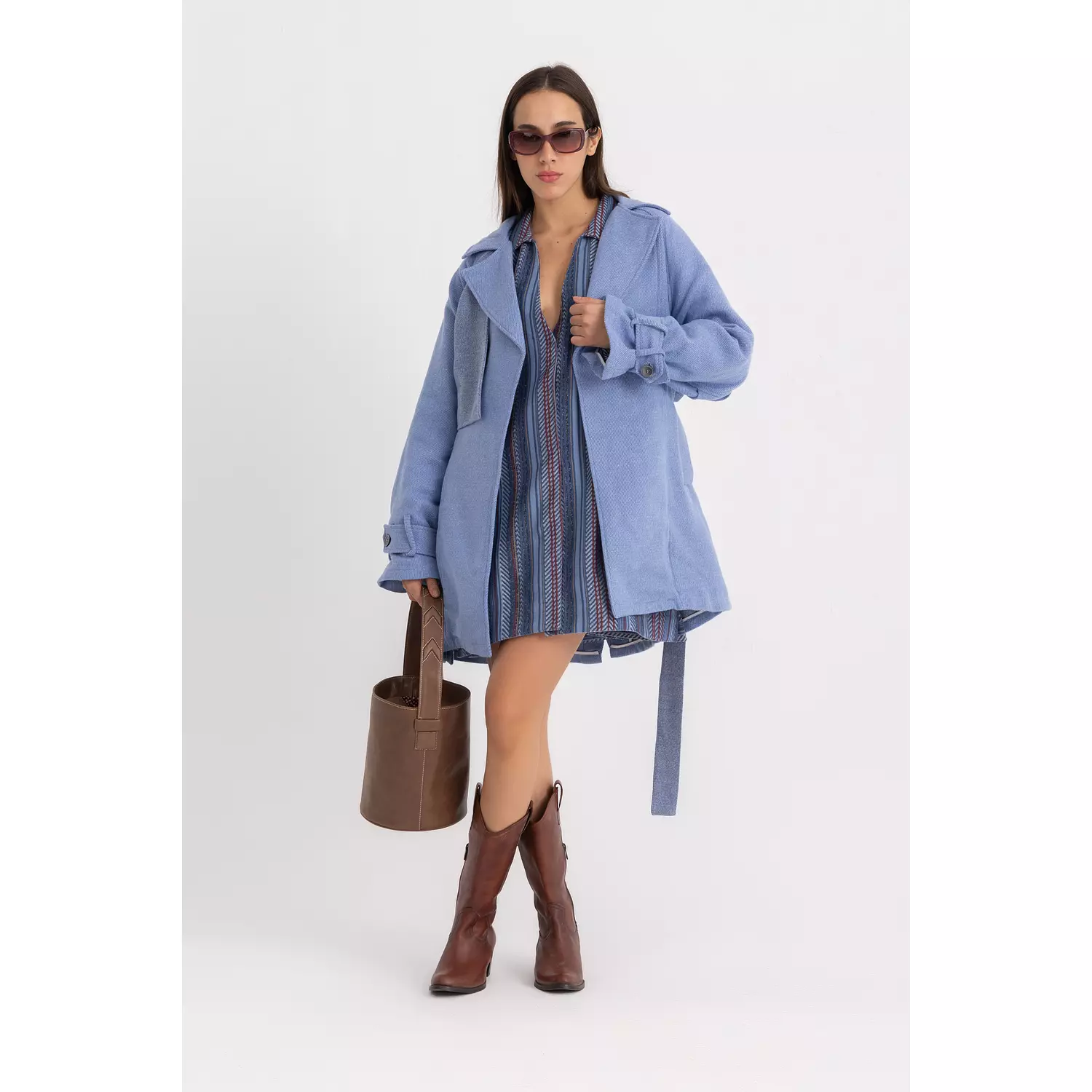 The Pola mini shirt dress - boho 4