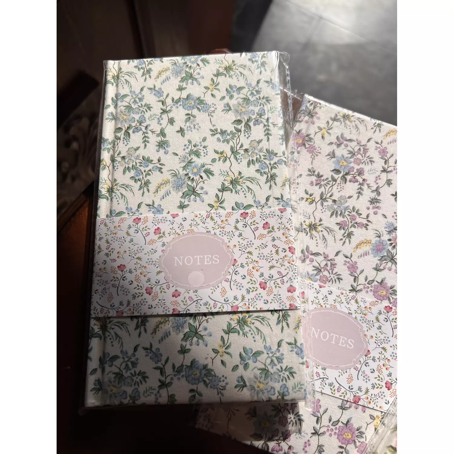 Floral Fabric Travel Journal 5