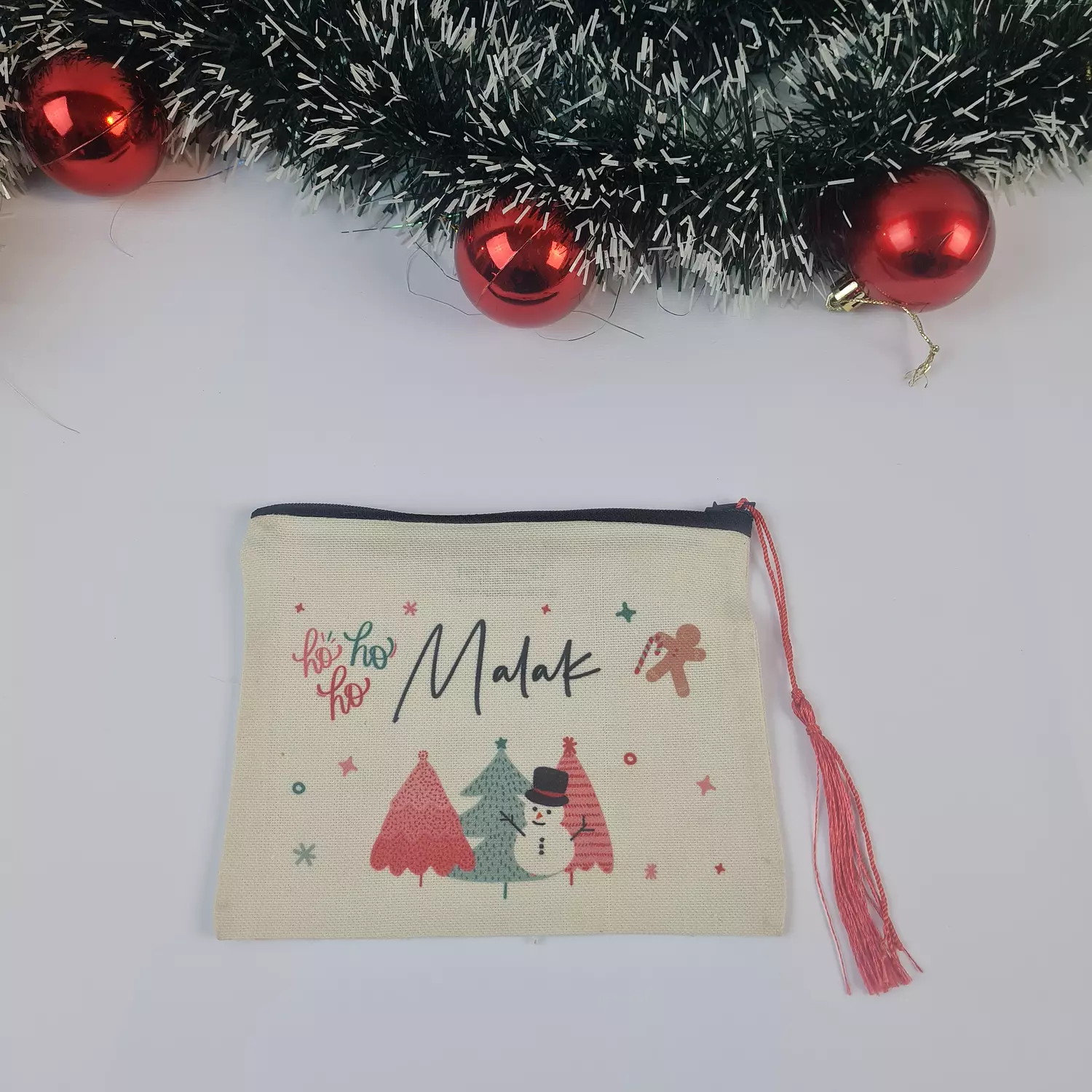 Pink Christmas  Pouch 1