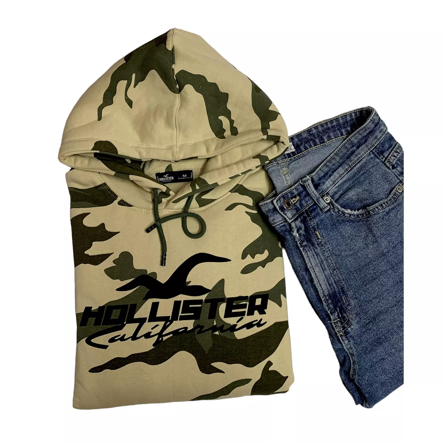 Hollister store army hoodie