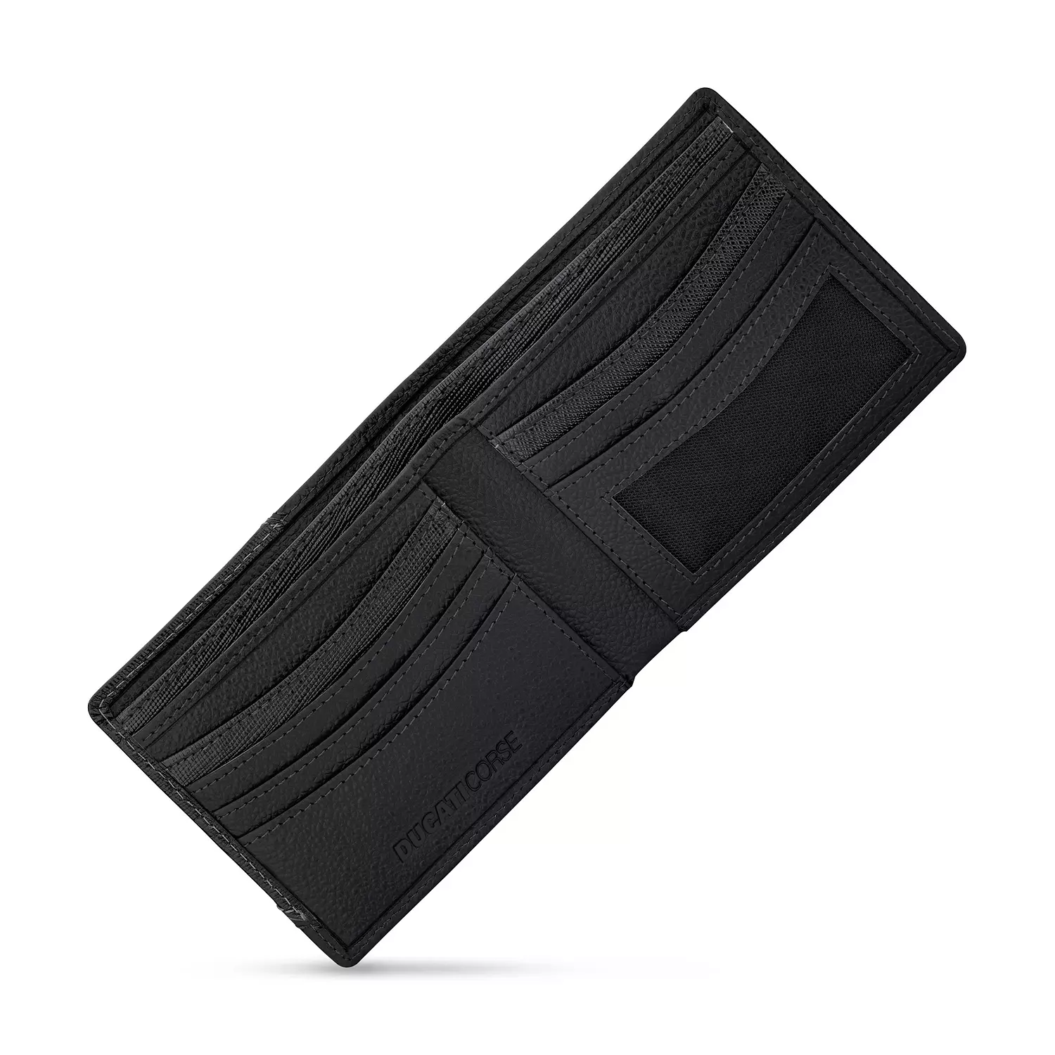 Ducati Corse Black Genuine Leather Wallet For Men Dtlgw2200301 2