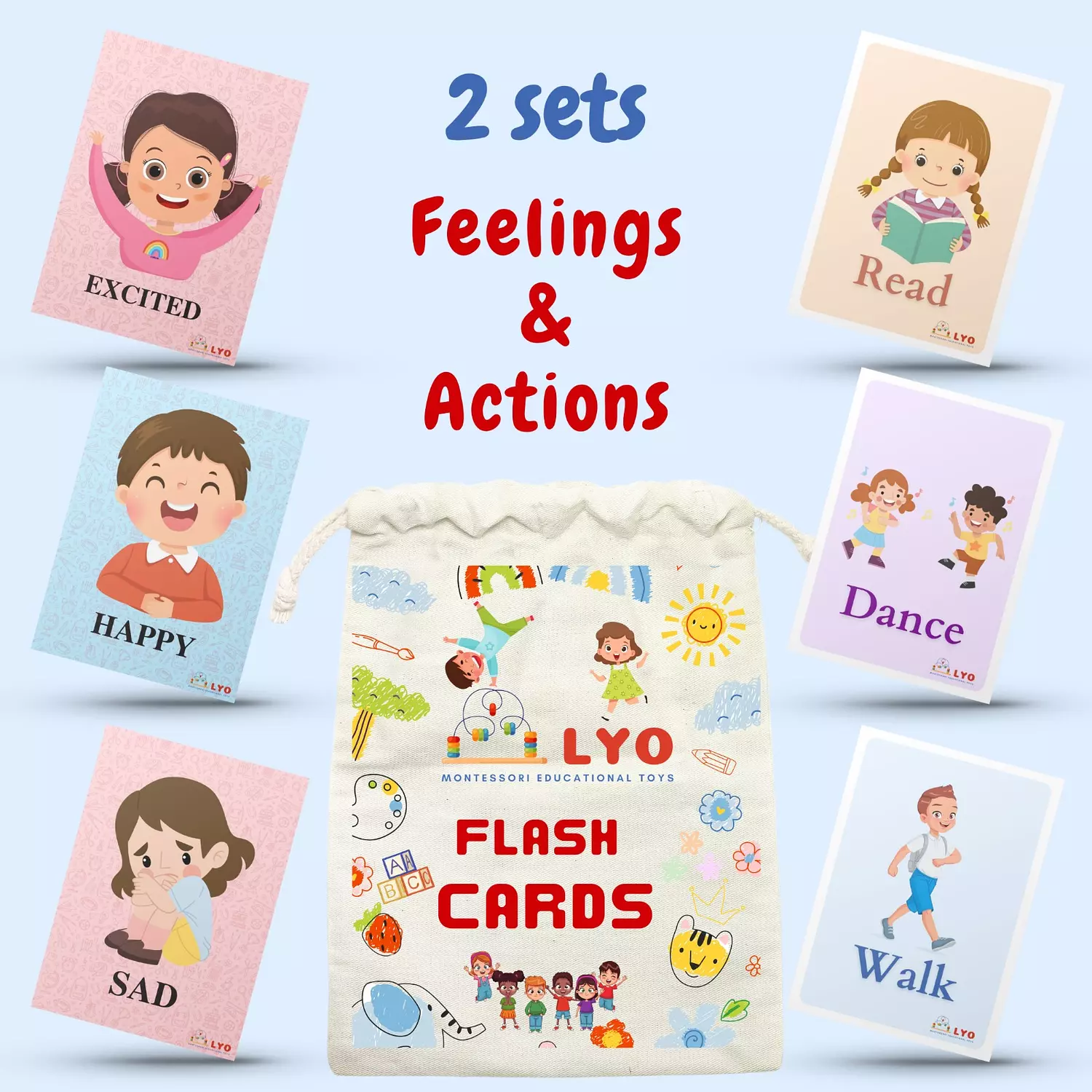 LYO Flash Cards (Feelings-Actions) hover image