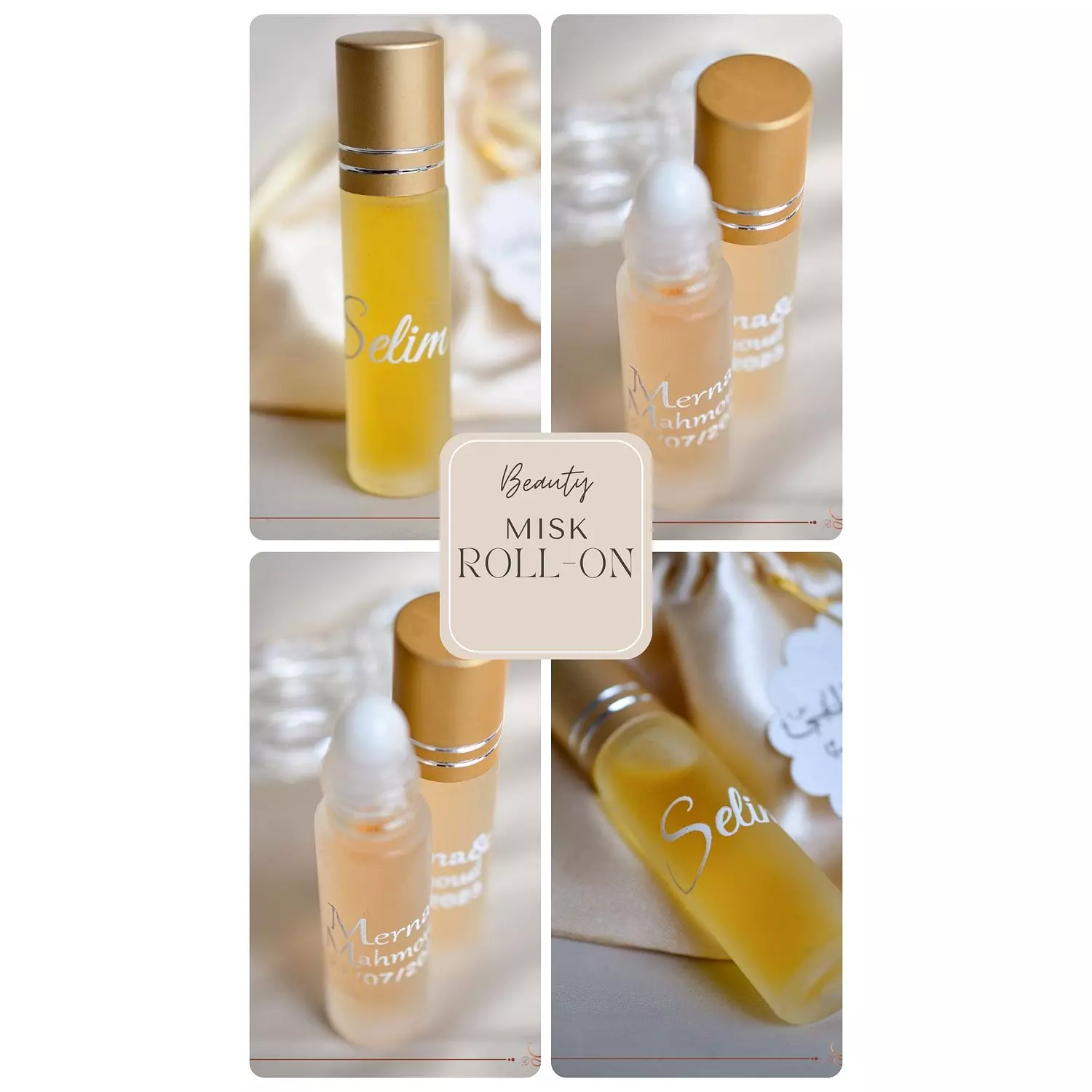 Wedding (Giveaways) Misk Roll On Printed Bottles hover image