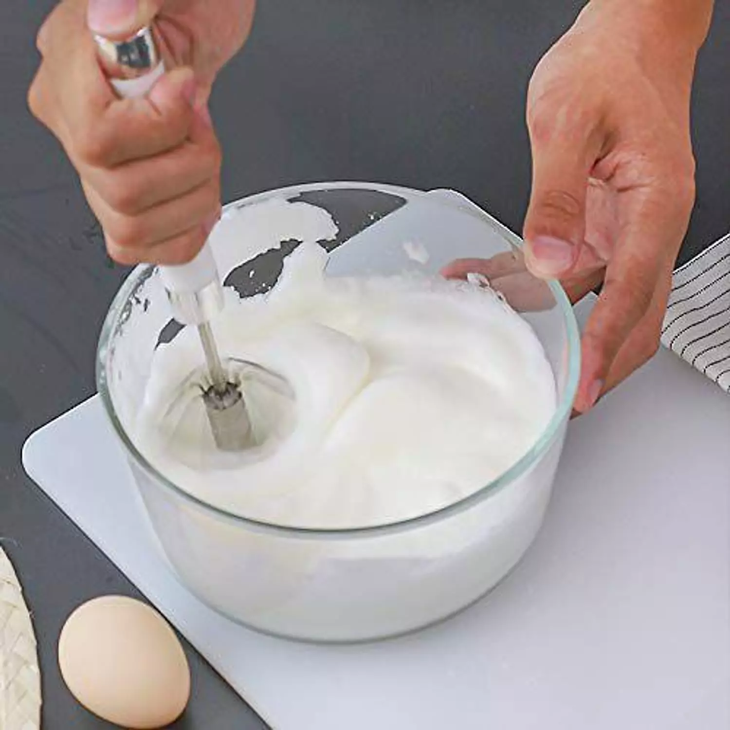 Stainless Steel Egg Whisk Press  hover image