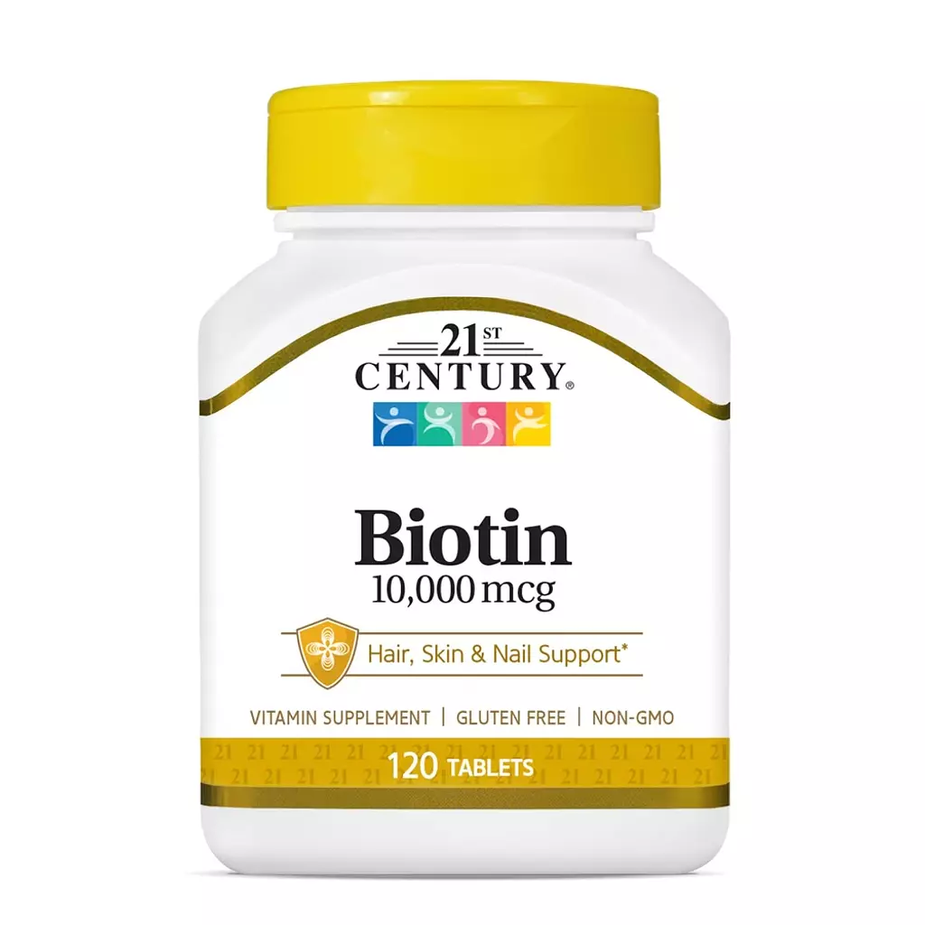 21ST CENTURY Biotin 10,000 MCG 120 Tablets