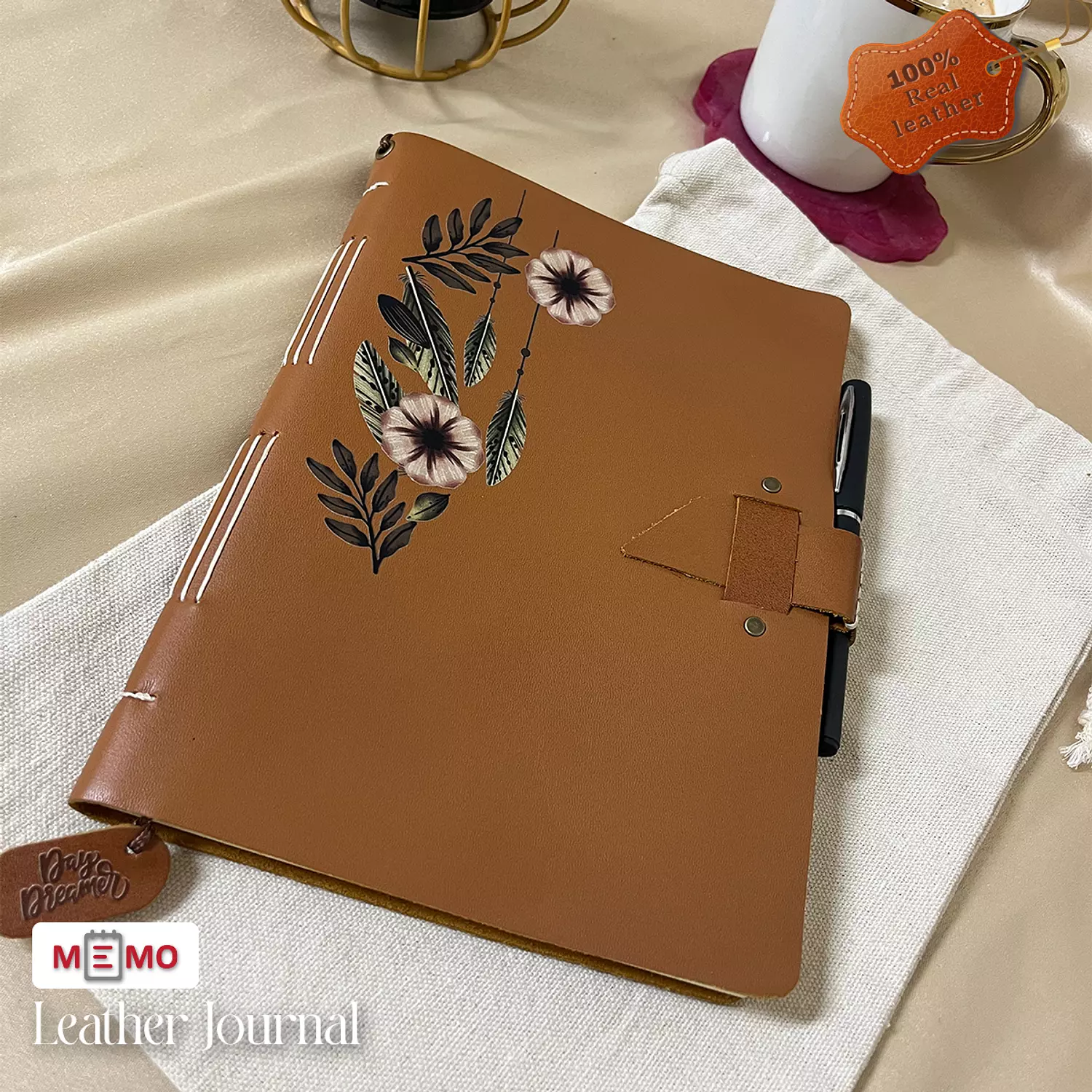 Memo Leather Journal (Real leather) 21