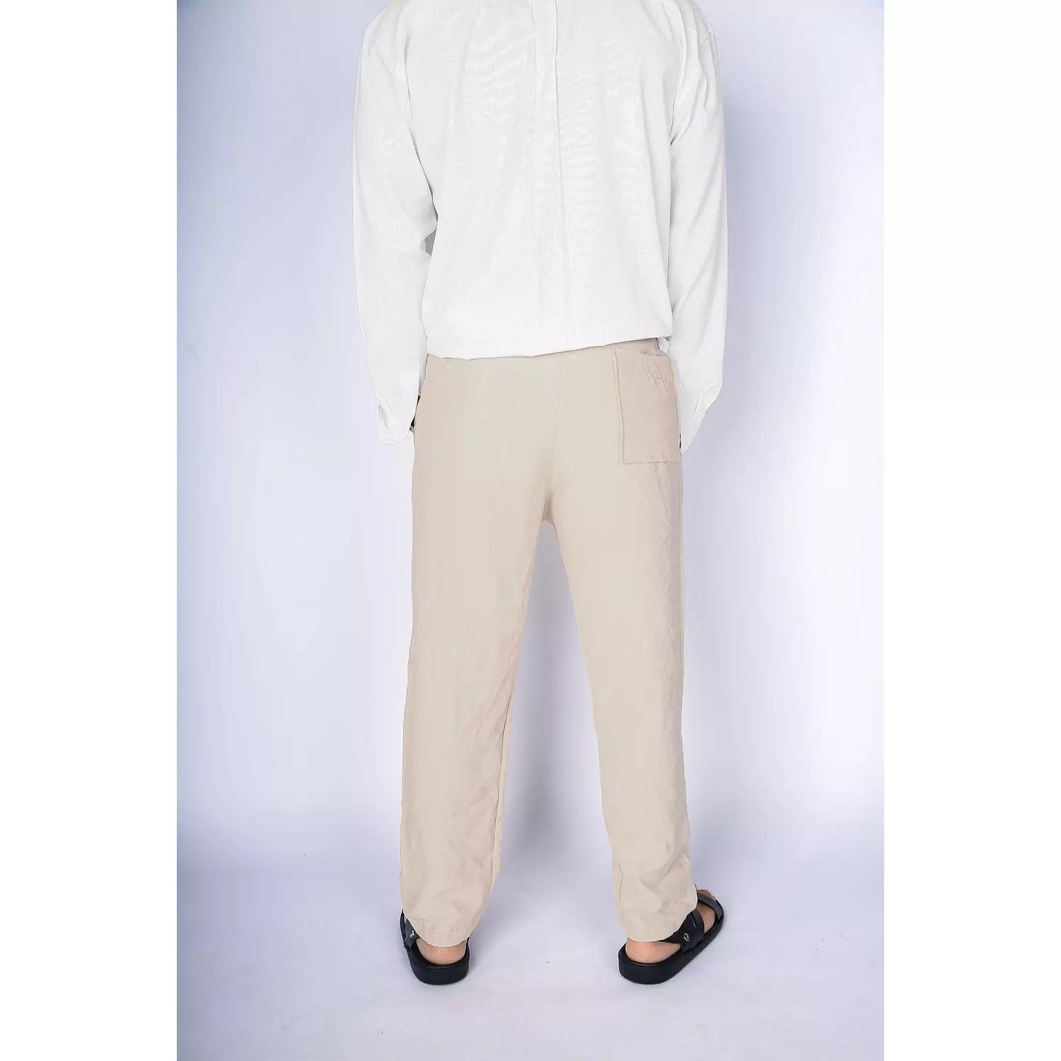 Beige Linen Pants  2