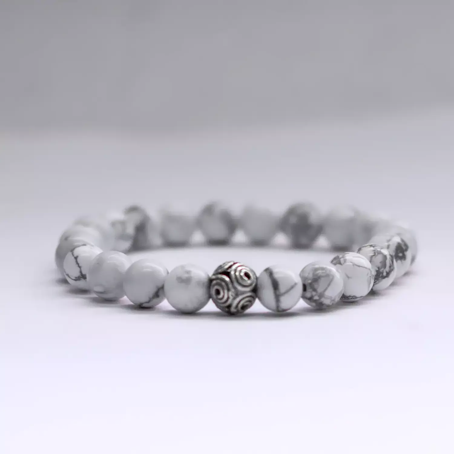 Howlite Bracelet - 8mm hover image