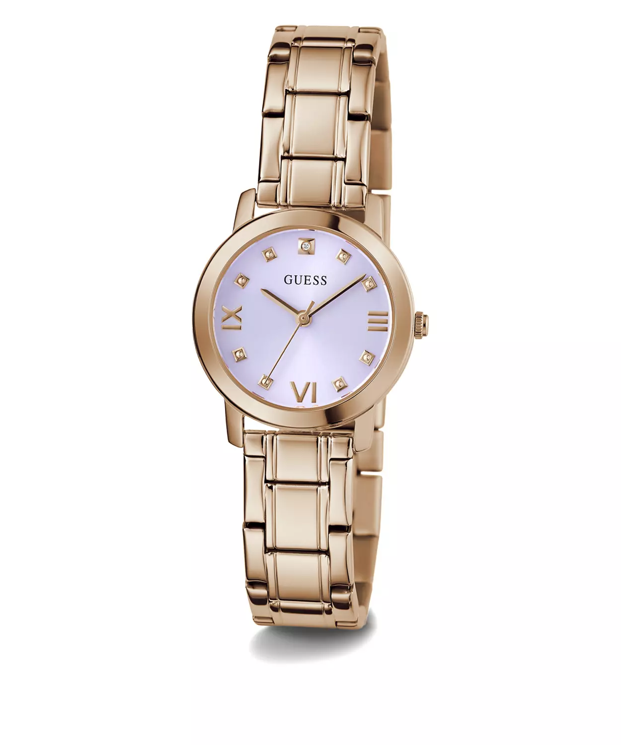 GUESS GW0532L3 ANALOG WATCH For Women Round Shape Rose Gold Stainless Steel Polished Bracelet 1