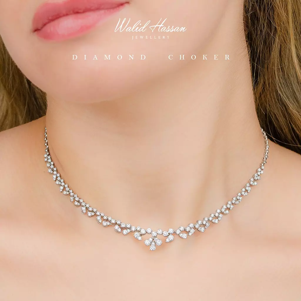 diamond choker