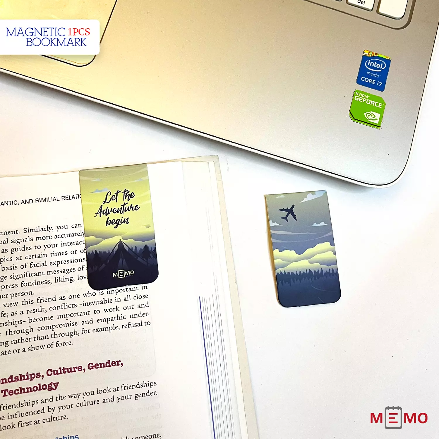 Memo Magnetic Bookmark “Adventure”2 (1 pcs)-2nd-img