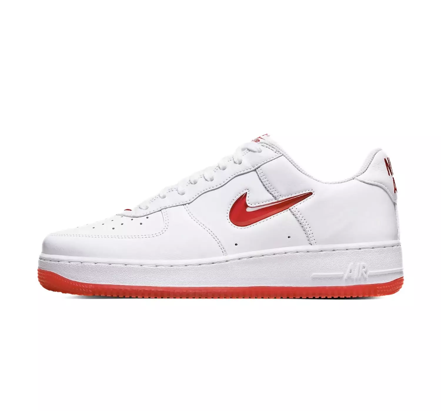 Air Force 1 Jewel 'Color of the Month - White University Red' 1