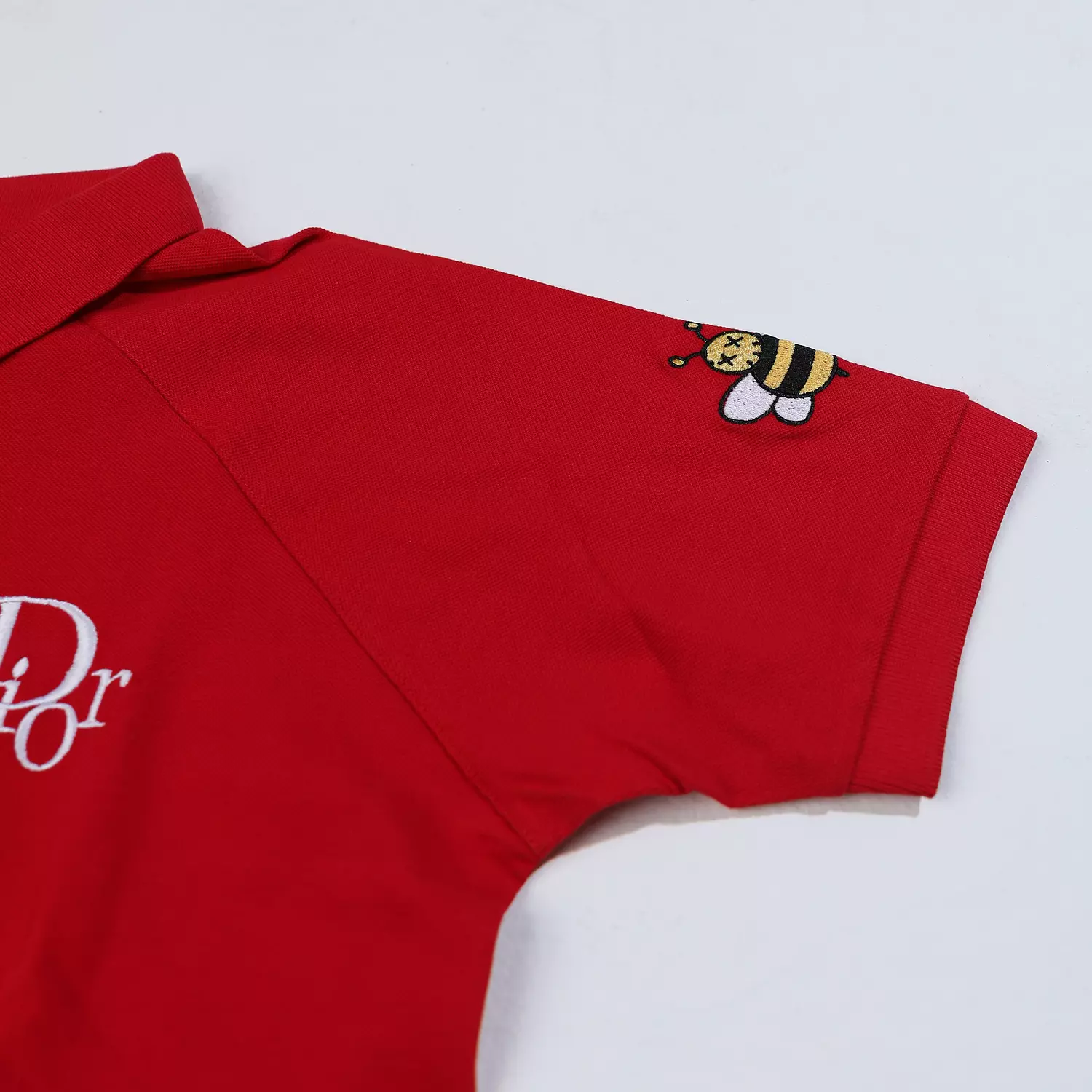 Polo T-Shirt with Bee Embroidery 9